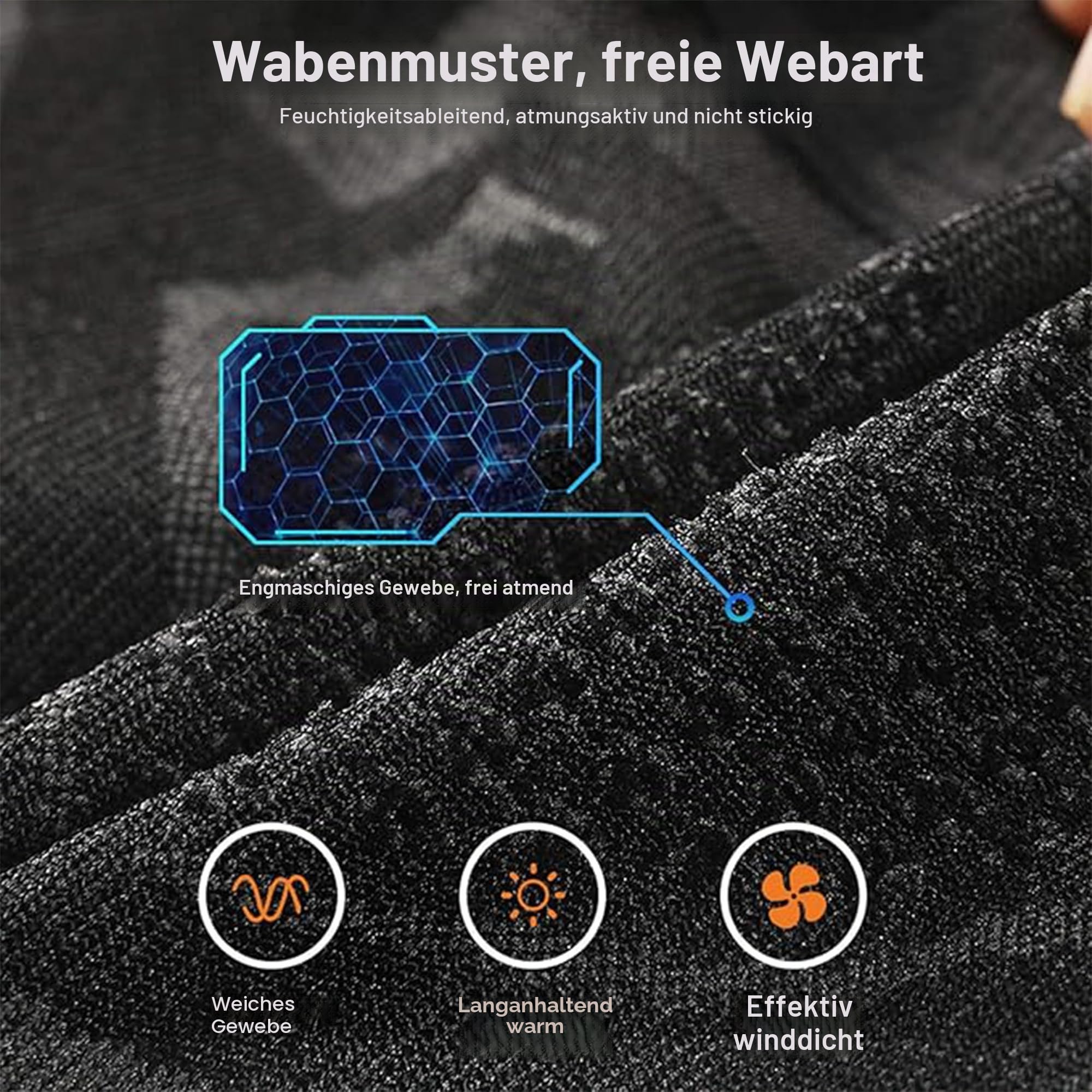 Sturmhaube, winddichte Skimaske, Winter-Thermo-Fleece, vollständige Abdeckung, Motorrad-Gesichtsschal