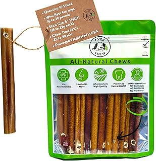 EverChew Premium 6 Low-Odor Bully Stick Refill Packs