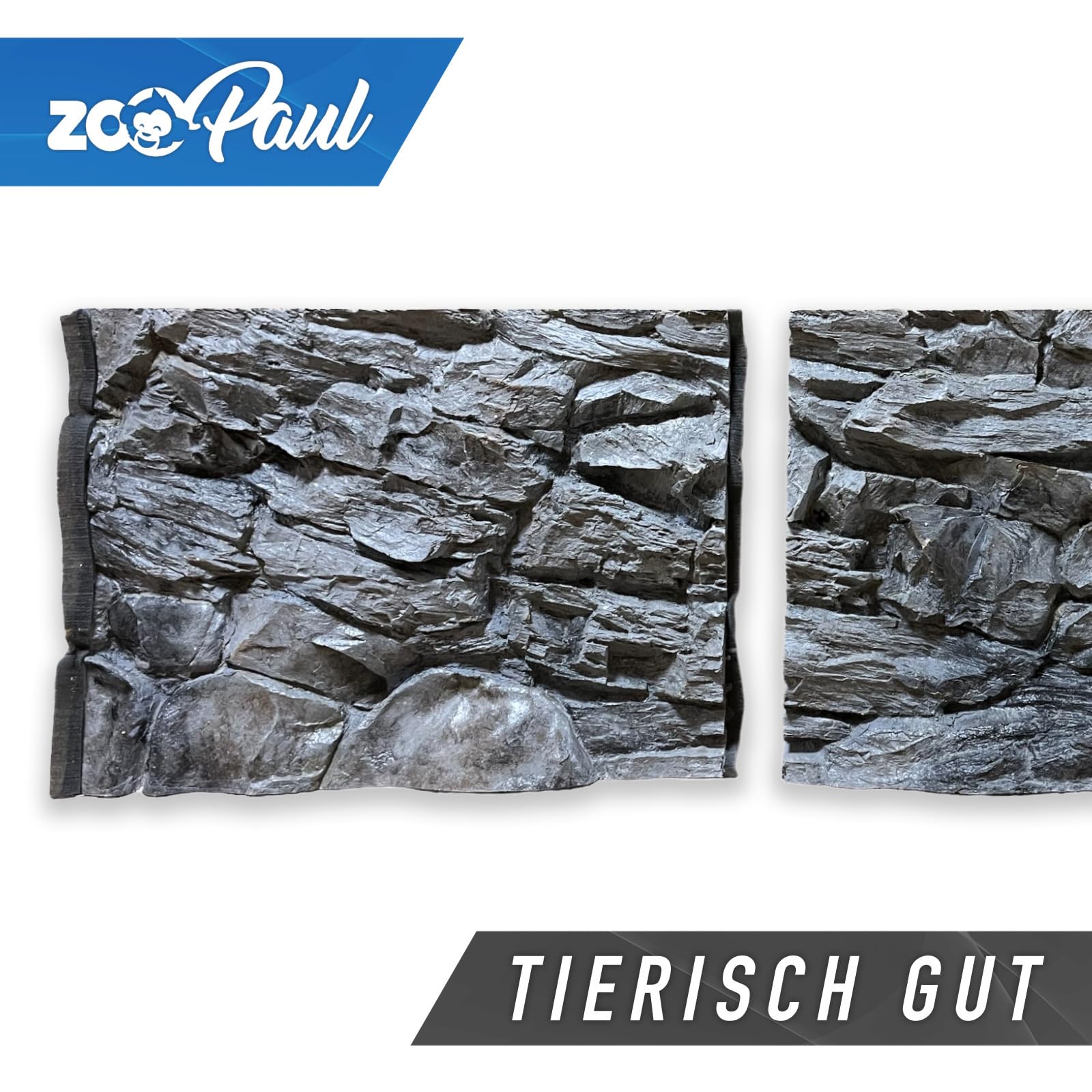 ZooPaul Aquarium Rückwand 3D 150x60cm Terrarium Hintergrund Fels Stein Wurzel Struktur Amazonas NEU