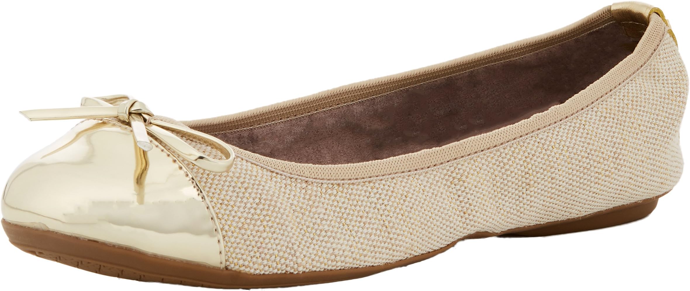 Butterfly Twists Women's Olivia Linen Closed Toe Ballet Flats