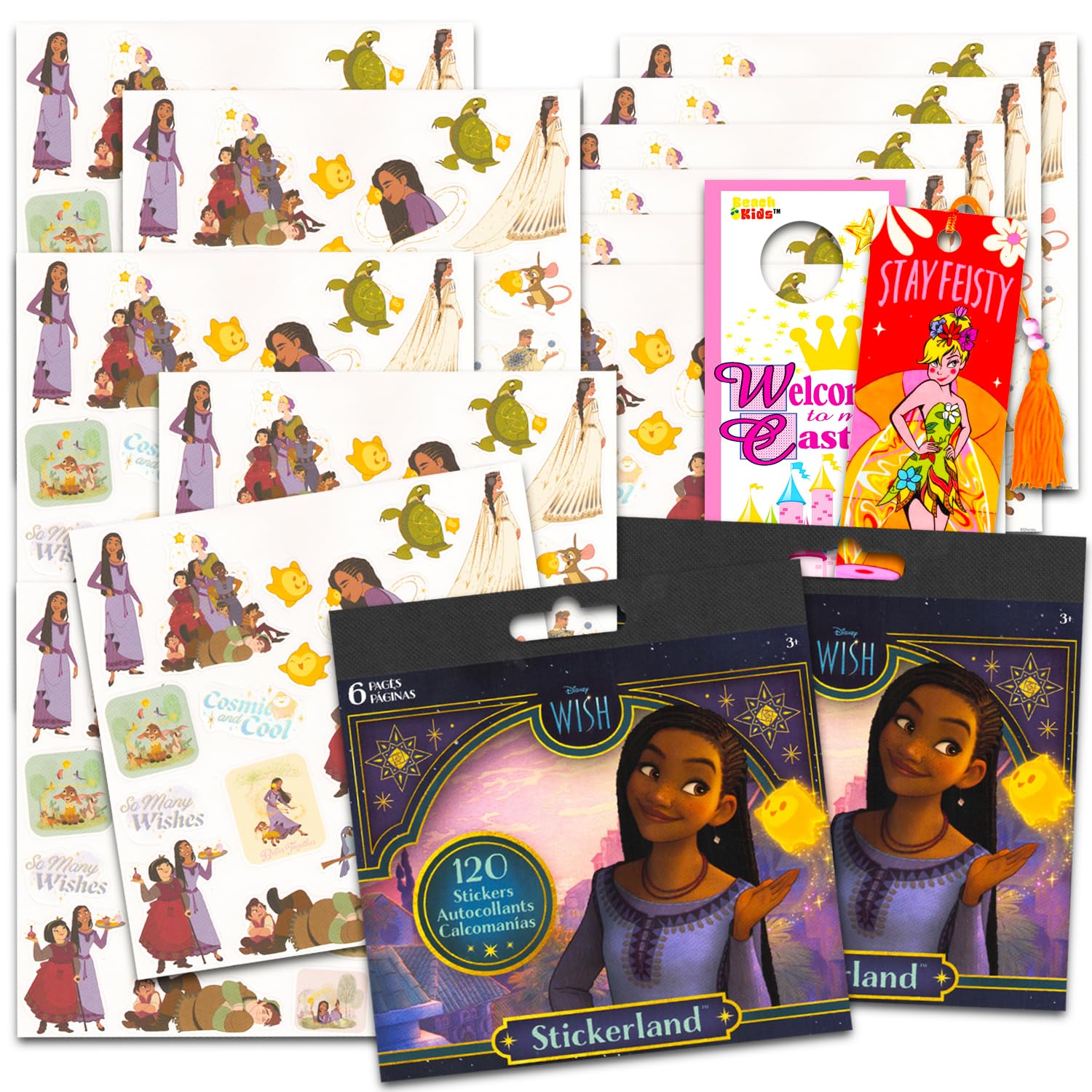 Amazon.com: Disney Wish Party Favors Bundle - 240 Wish Stickers
