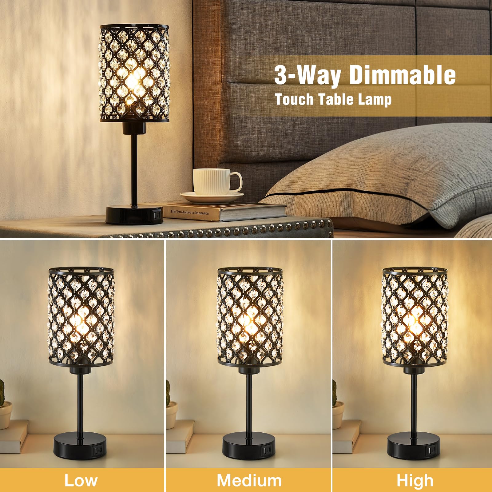 GyroVu Crystal Table Lamp - Image 3