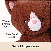 Vista 7 de GUND Hazel Kitten - Peluche de gatito de primera calidad, juguete sensorial para edades de 0 años en adelante, marrón, 12 pulgadas