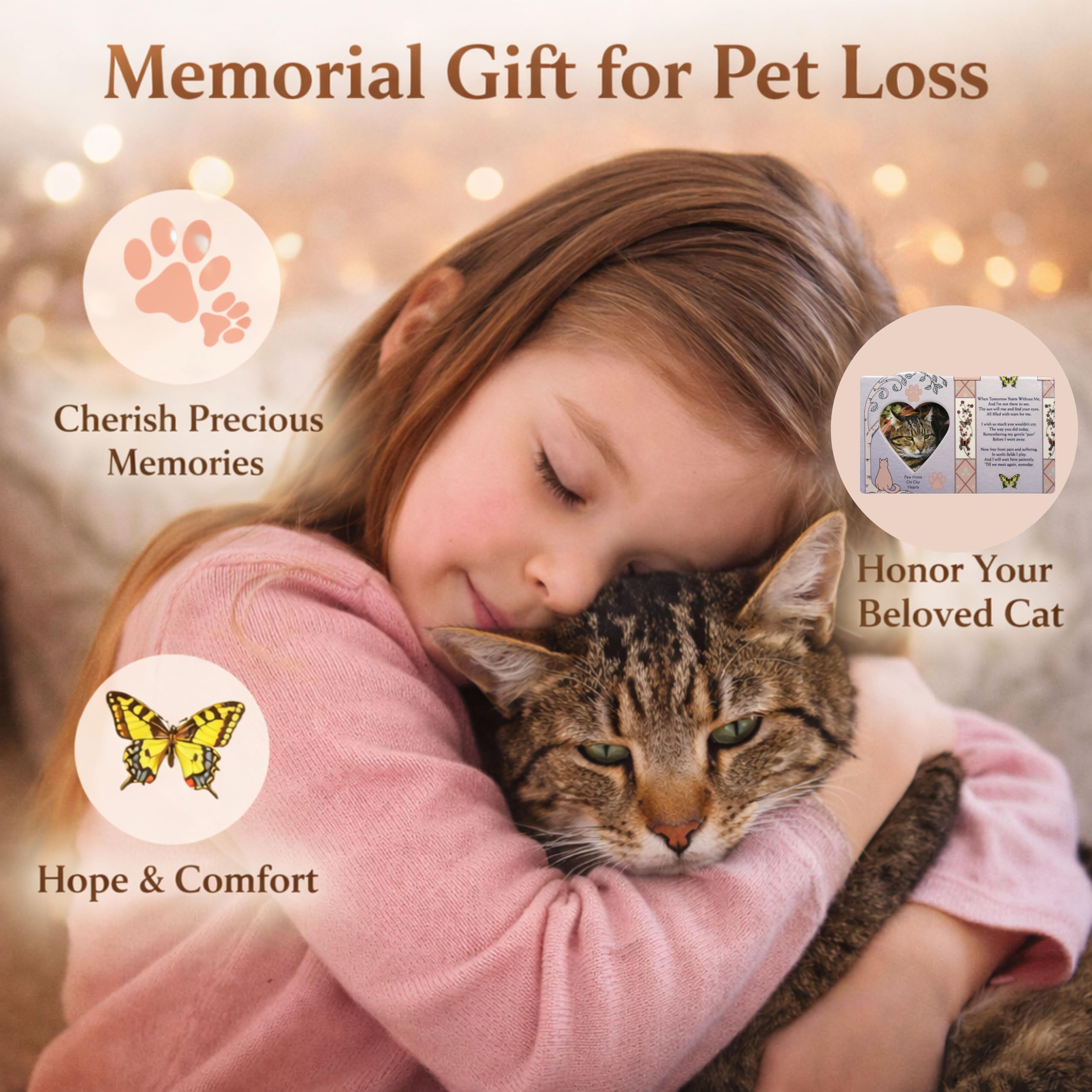 Snapklik.com : Cat Memorial - Custom Picture Frame - When Tomorrow ...
