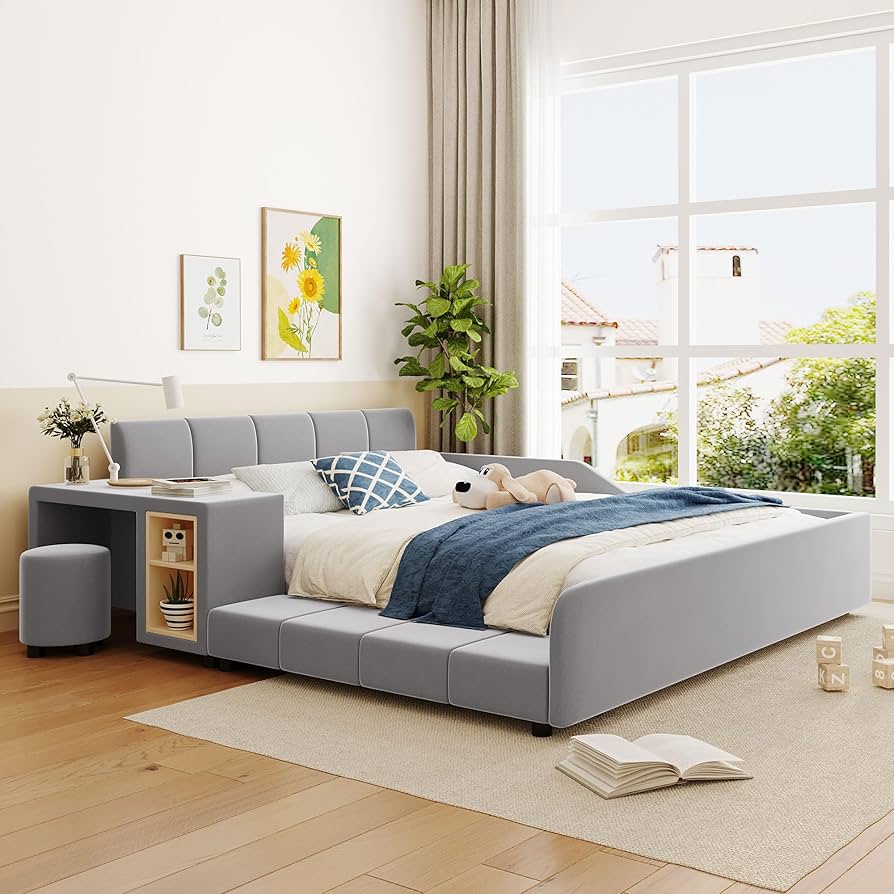 ベッドフレーム bed frame with mattress Amazon.com: Merax Queen Size Platform Bed, Queen Velvet