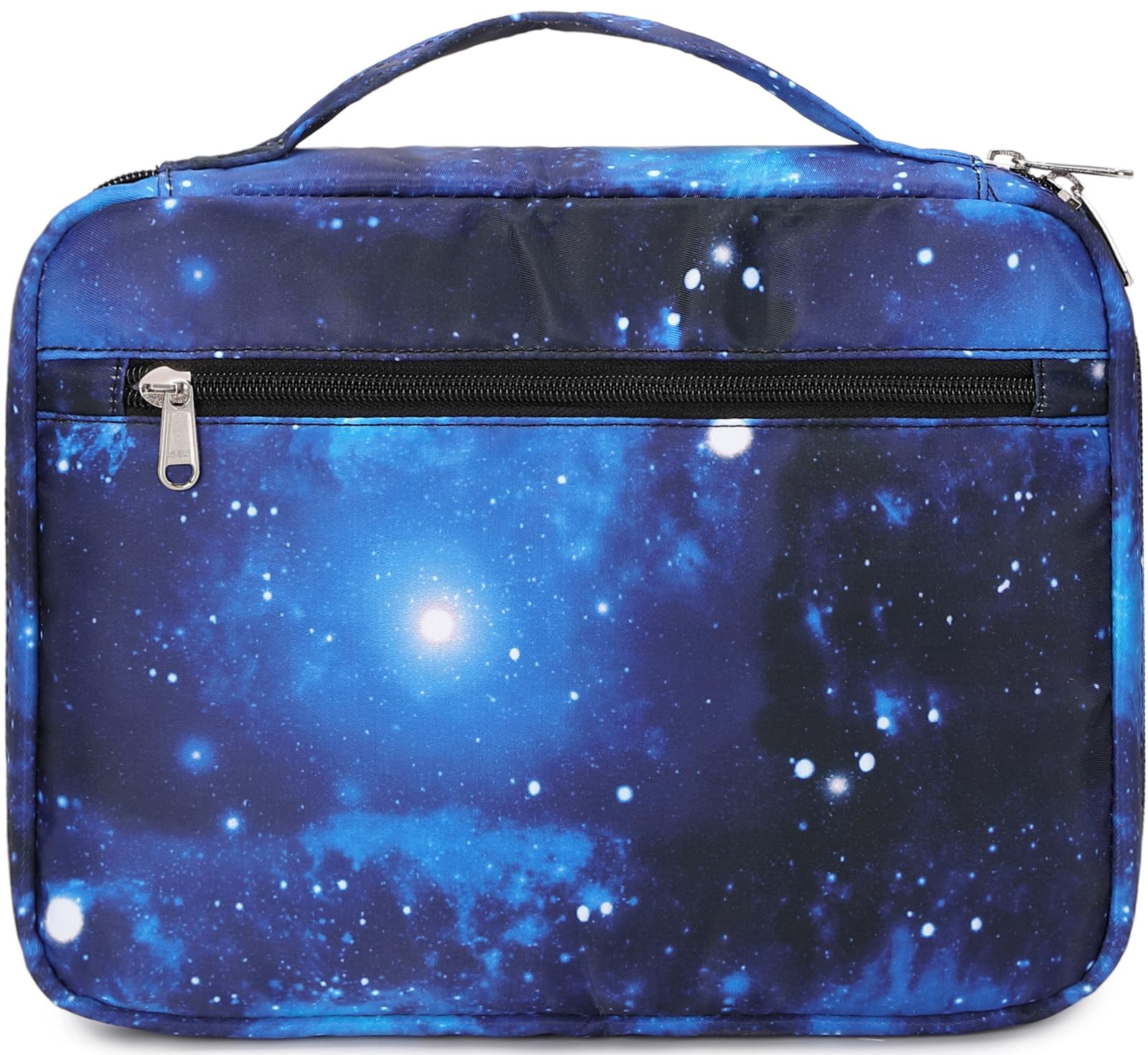 JIANYA Bible Cover for Boys Kids Bible Case Church Bag Galaxy Childrens Bible Bag with Handle and Zippered Pocket