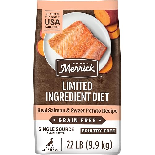 Merrick Limited Ingredient Diet Grain Free Dry Dog Food, 22 lb. Bag