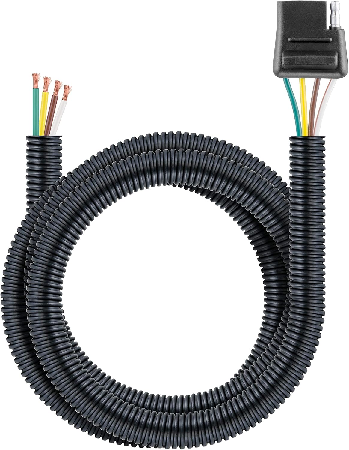 CURT 55411 Vehicle-Side Custom 4-Pin Trailer Wiring Harness, Fits Select Chevrolet Astro, Blazer, Oldsmobile Bravada, GMC Jimmy, Safari