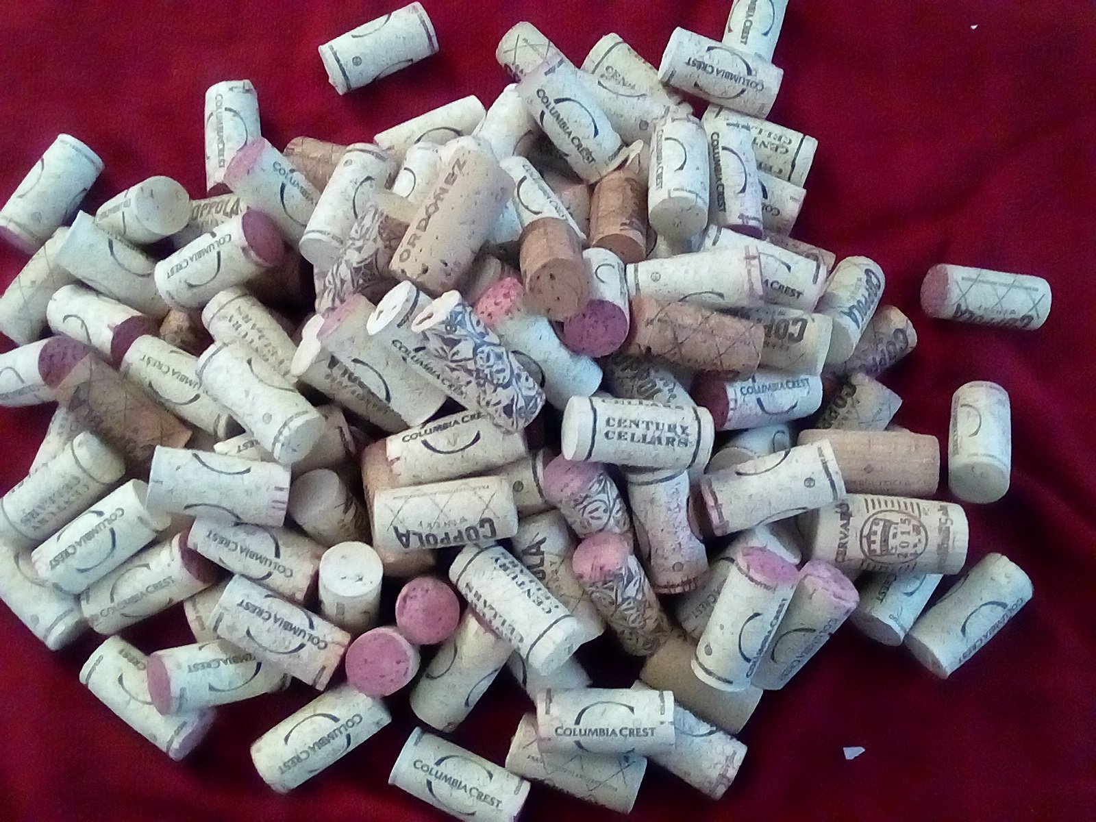 Premium Recycled Corks, Natural Wine Corks From Around the US - 100 Count