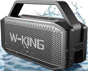 W-KING 60W RMS 100Wピーク、スピーカー bluetooth Amazon.co.jp: ぶるーとゅーす スピーカー W-KING 60W RMS 100W