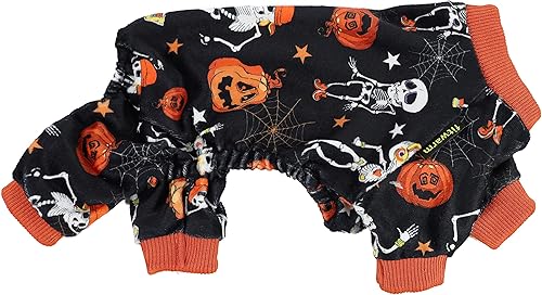 Miniatura 4 de Pijama de Navidad para perros con gnomo, ropa de invierno para perros pequeños, overol de terciopelo ligero para mascotas, traje para gatos, negro,