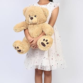 No.17 ぬいぐるみ　大きい茶色のクマのぬいぐるみ Amazon.co.jp: 17インチ テディベア 動物のぬいぐるみ クマの