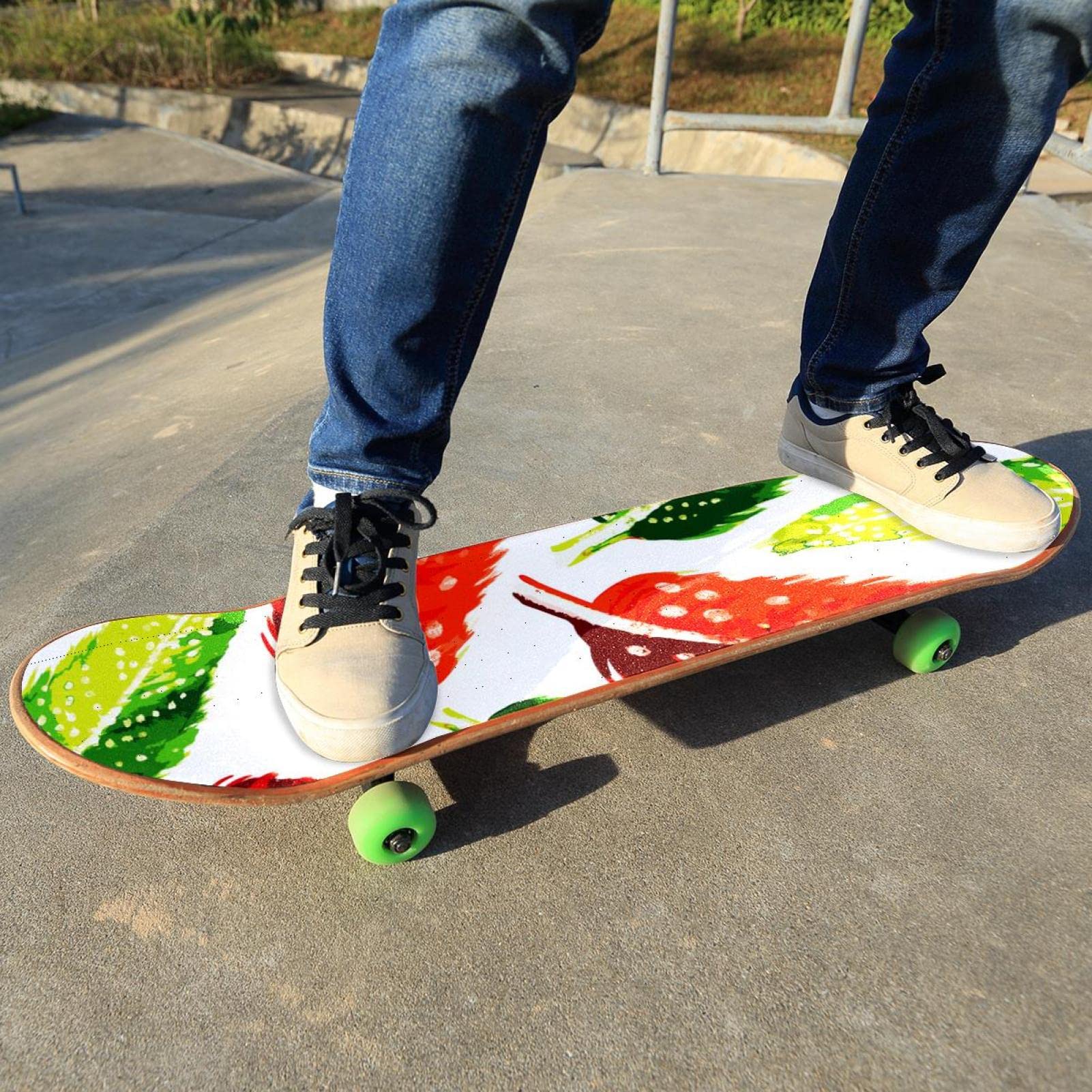 Boho Bohemia Skateboard-Griptape, Schleifpapier, Longboard, Aufkleber, Scooter, Deck, Sandpapier, 2 Stück