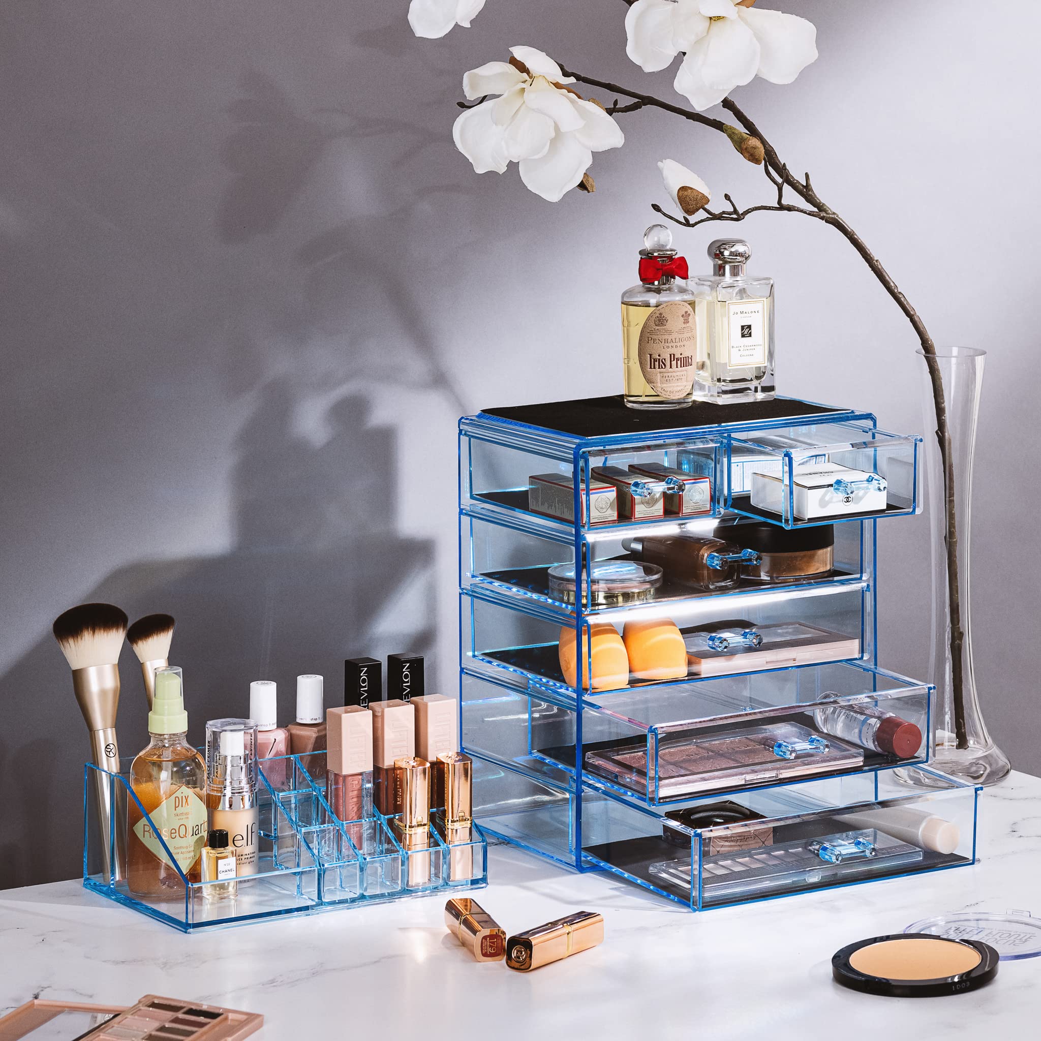 Sorbus Acryl Make-up-Organizer Mit 7 Schubladen – Transparent, Für Schminktisch & Badezimmer