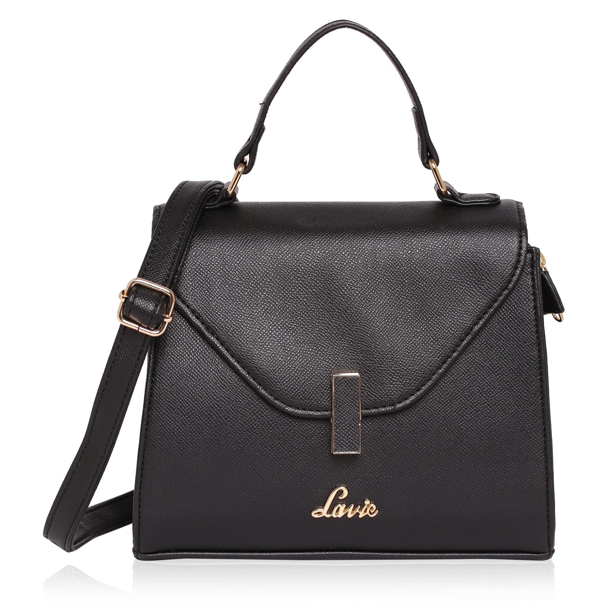 Women Black Satchel - Regular Size*##*Black