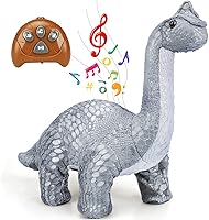 Vista 1 de TOY Life Remote Control Dinosaurs - Walking Electronic, Plush Brontosaurus & Stuffed Animal - RC Dinosaur Gift for Kids 3-7+