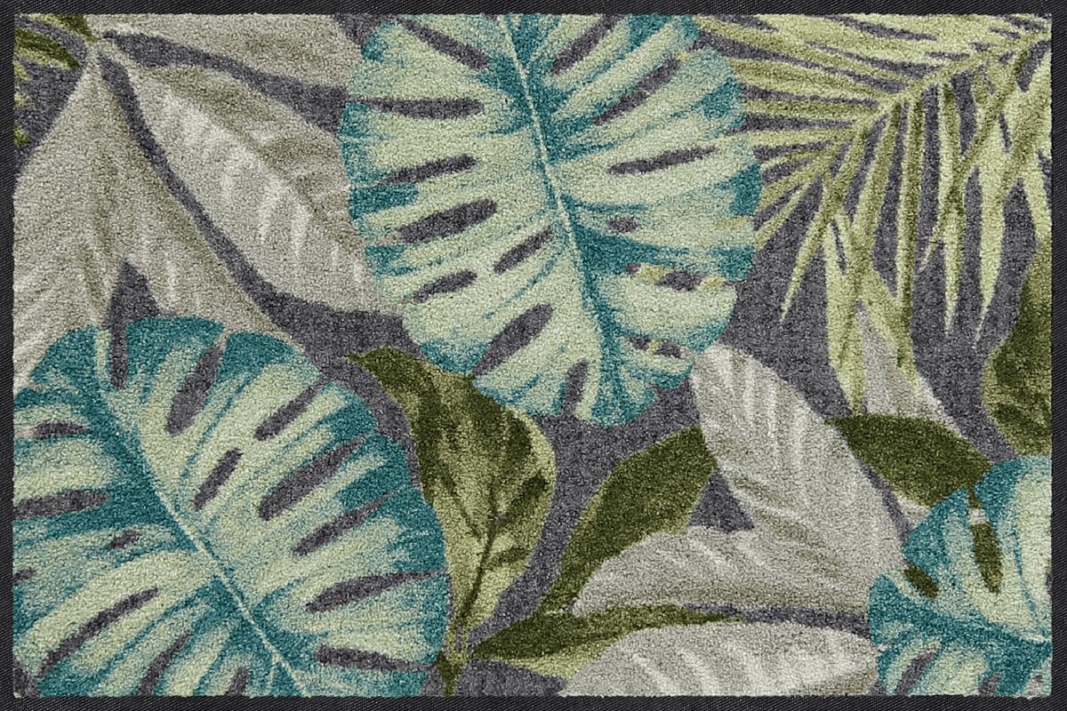 Salonloewe Fussmatte Coco anthrazit I Schmutzfangmatte & Fußabtreter für Innen 50 x 75 cm