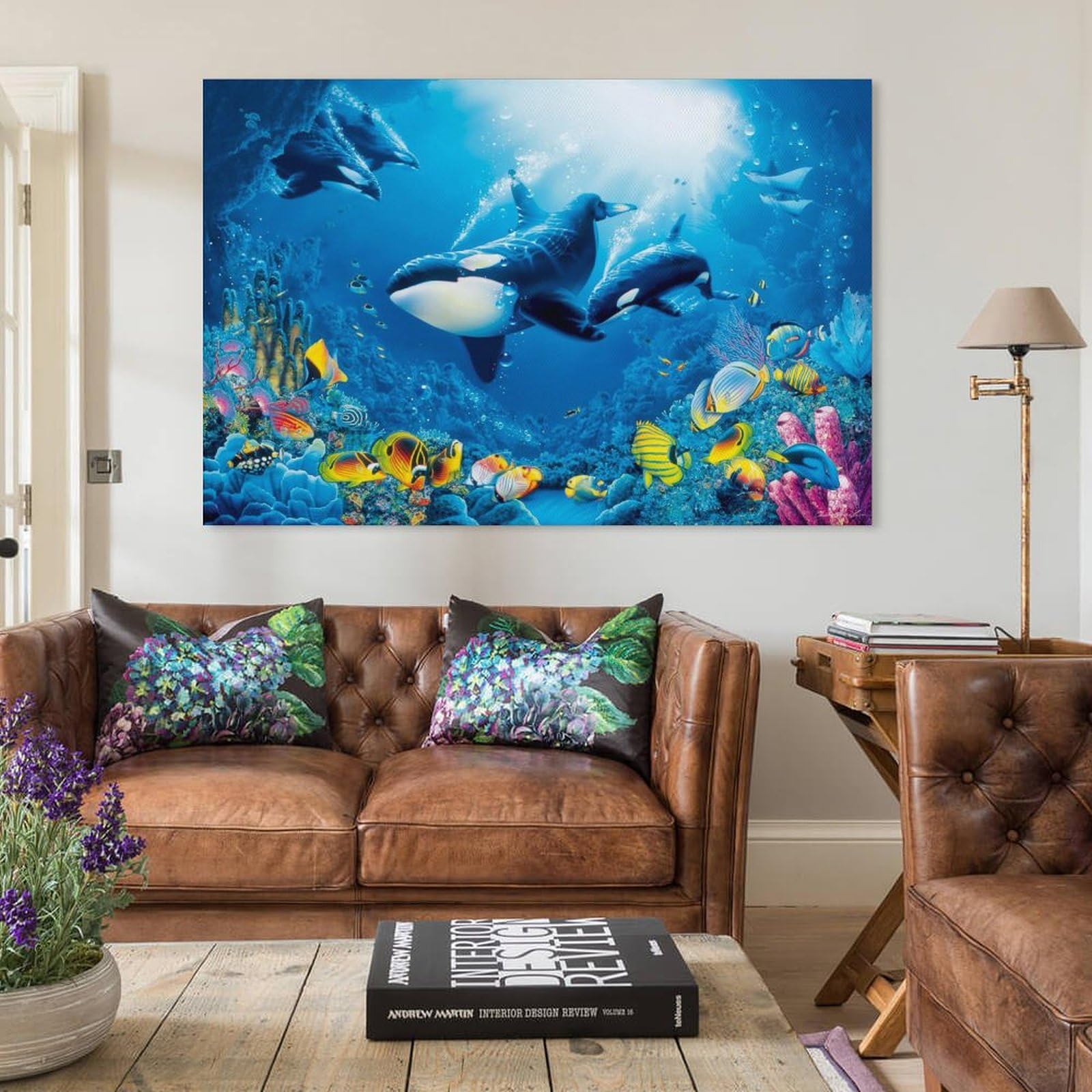 Amazon.co.jp: 海洋生物 シャチ 絵画 ポスター ポスター 装飾 絵