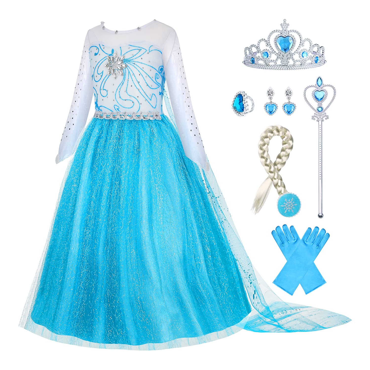 Speelgoed Jaar Frozen Elsa Prinses Kostuum Voor Meisjes Met