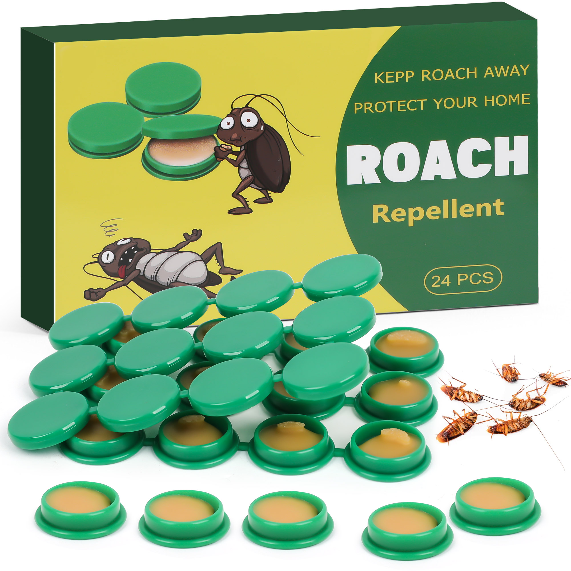 Amazon.com: 24 Pack Cockroach Gel Bait & Roach Killer Indoor