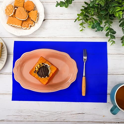 Miniatura 5 de 2 rollos de material antideslizante, rollo de silicona de 8 pulgadas x 3.25 pies, cortado a medida, tapete antideslizante para mesa, rollo grande