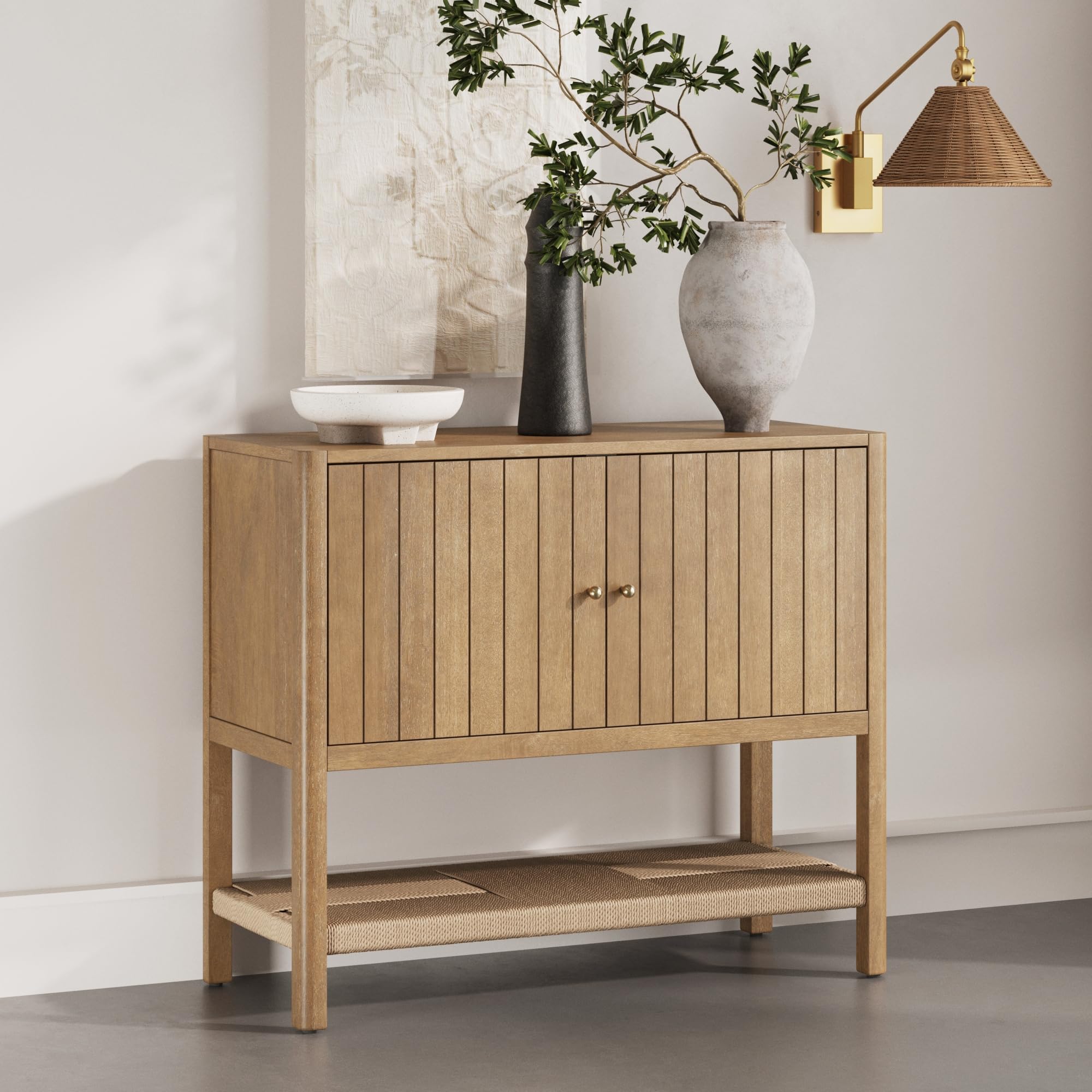Amazon.com: Nathan James Meads Mid Century Modern Cabinet with