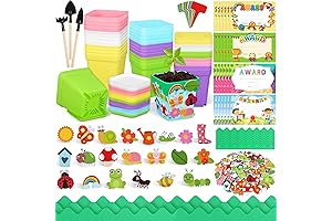 Elcoho 36-Set Flower Pots for Kids: Unleash Creativity and Green Thumbs