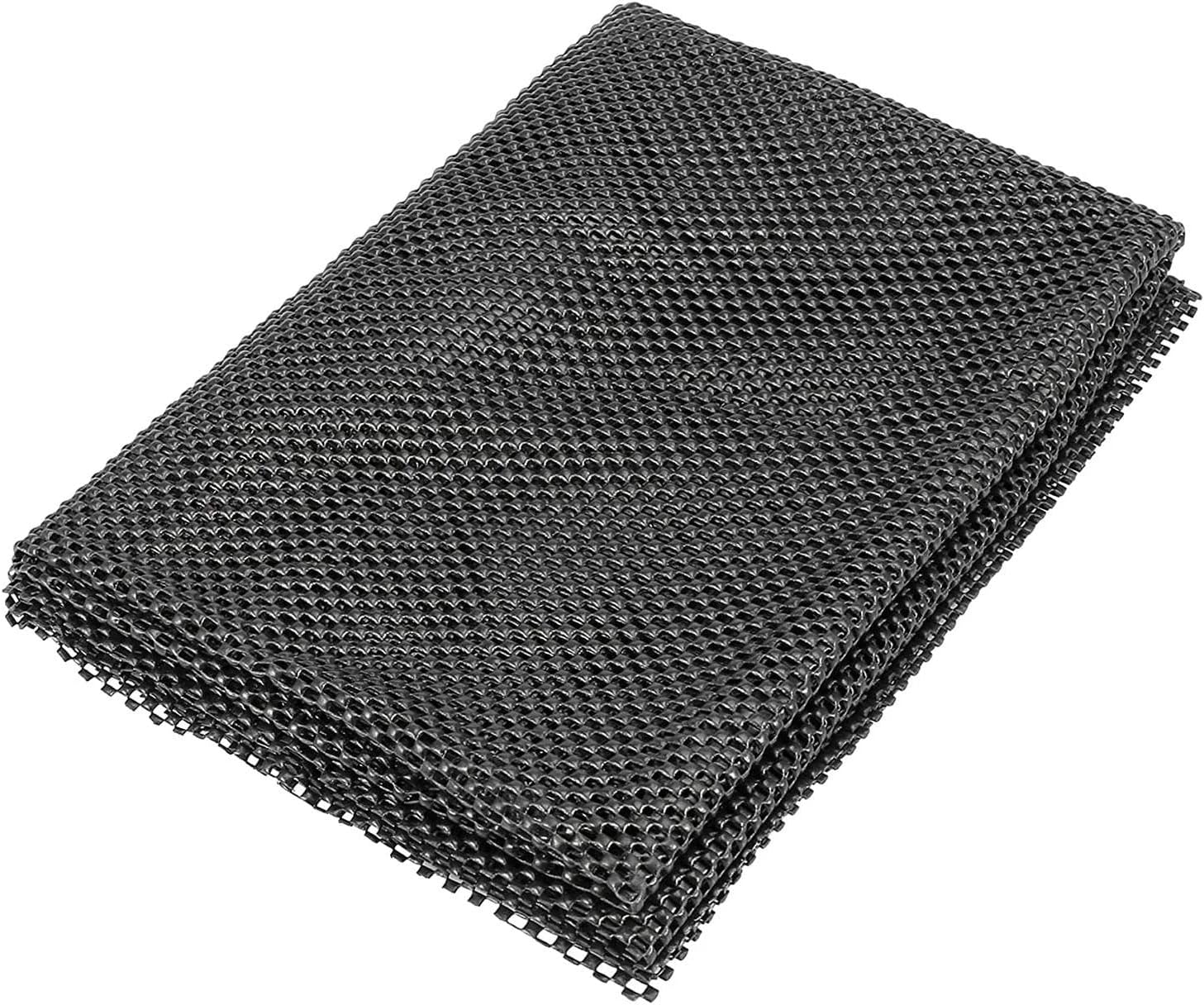 Trunk Mat for Cars Anti Slip Mat Cargo Liner Protector Durable Elastic Offers Protection Easily Cuttable to Different Sizes Universal Fit Multiple Use Car Roof Protector, Rug Non Slip Mat Pad (Black)