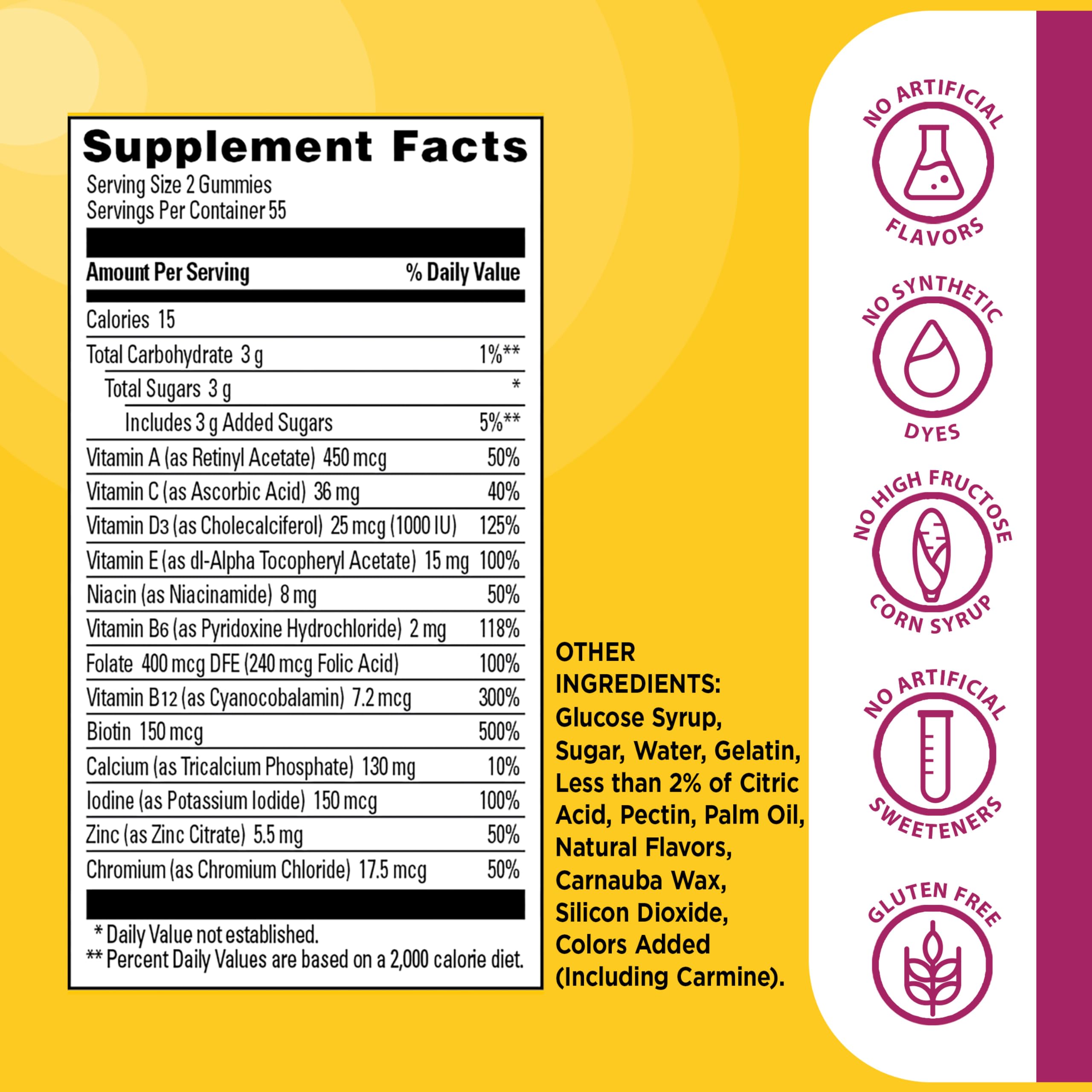 Nature Made Multivitamin for Women, 150 Multi Vitamin Gummies — Amazon image 6