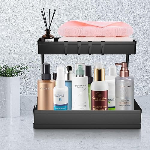 Miniatura 2 de coastal rose Organizadores y almacenamiento para debajo del fregadero, organizador multiusos para debajo del fregadero con cajón de almacenamiento