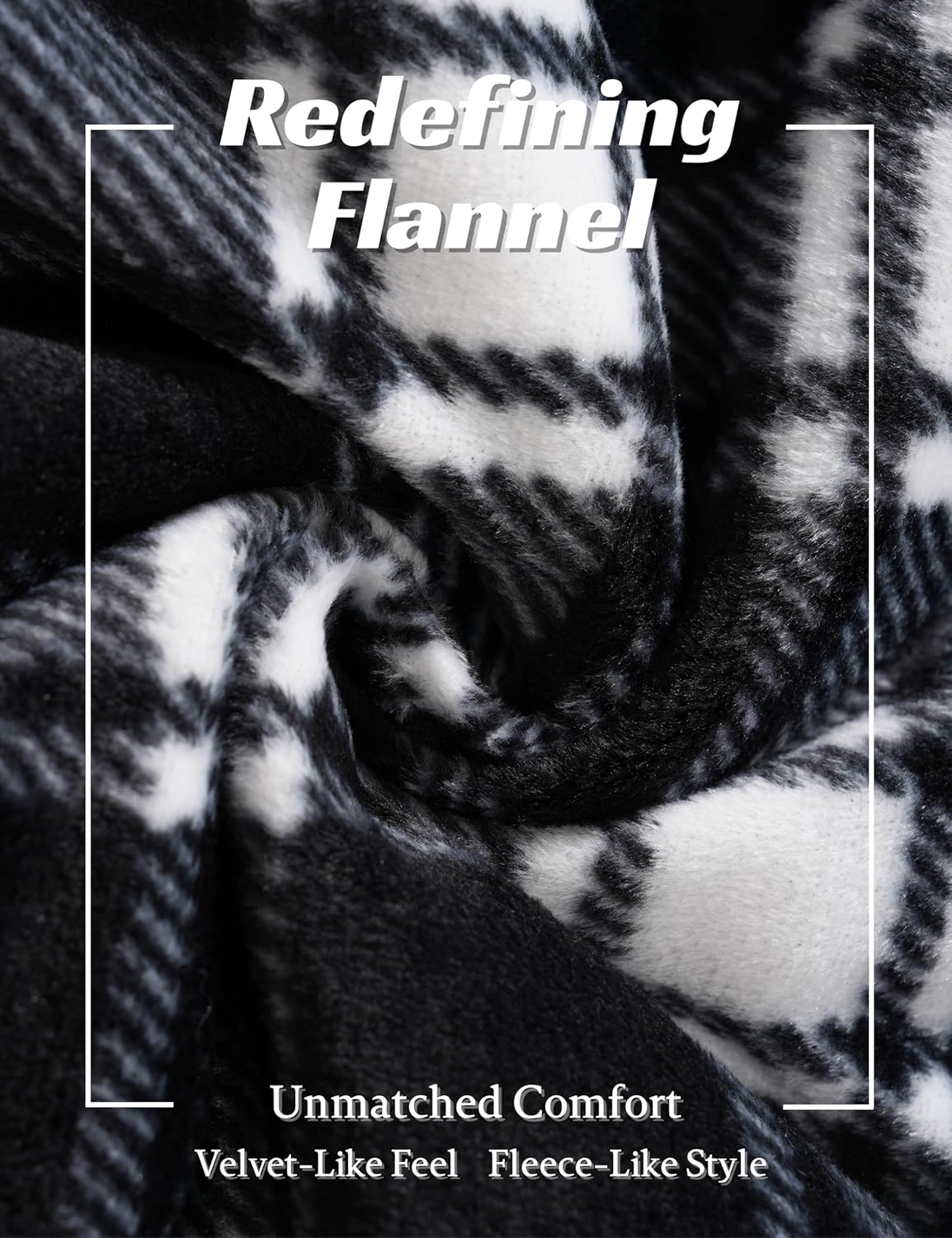 MAGNIVIT Men's Flannel Shirts Long Sleeve Quilted Flannel 5 Pockets Jacket for Men Thermal Plaid Shirt Winter Shacket - Image 5