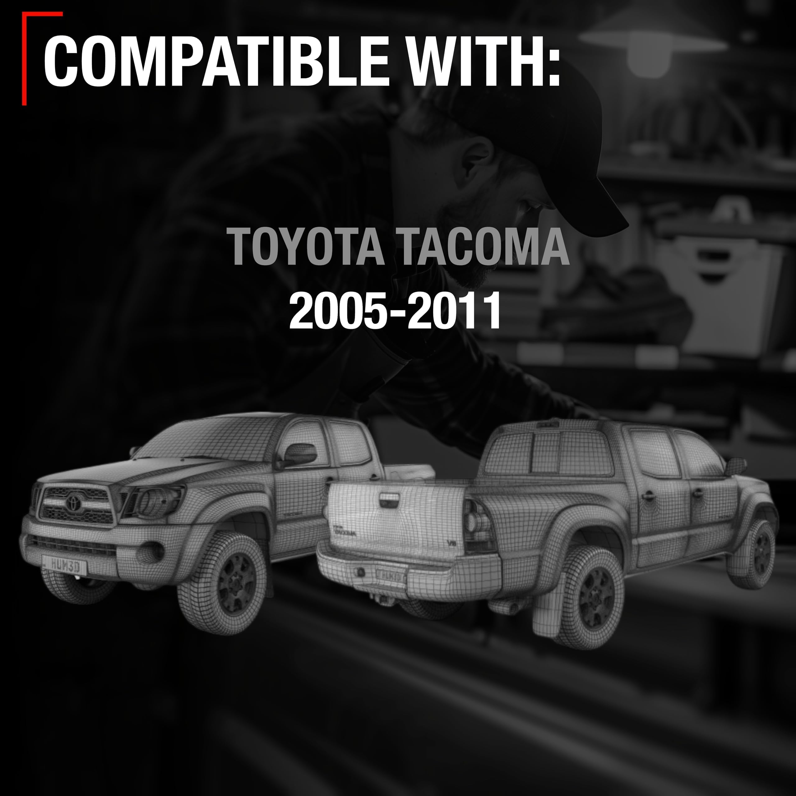 Passenger Side Mirror Compatible With 2005-2011 Toyota Tacoma Right Mi