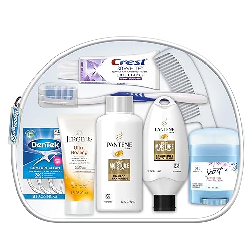 Miniatura 2 de Convenience Kits International Kit de lujo de 10 piezas para mujer con tamaño de viaje Esenciales que cumplen con la TSA Características: Productos
