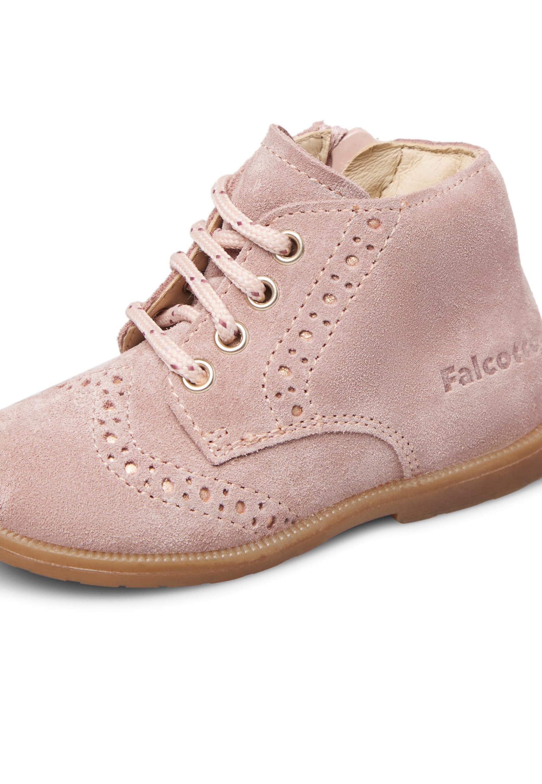 Falcotto FROL Zip Suede SPAZZ. Rose Scarpe da Bambini, Taglia 26