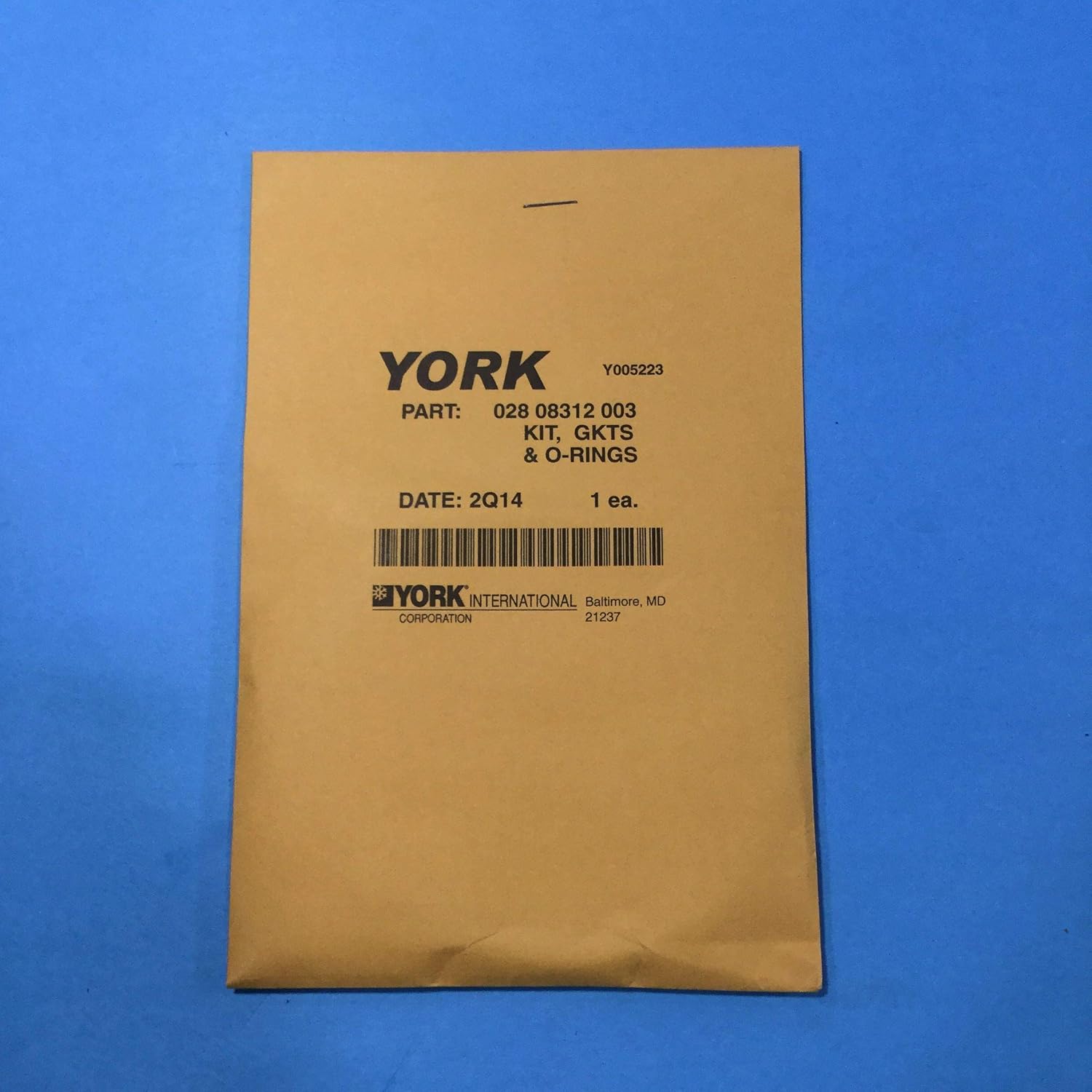 York 028-08312-003 Kit P/N 028-08312-003.