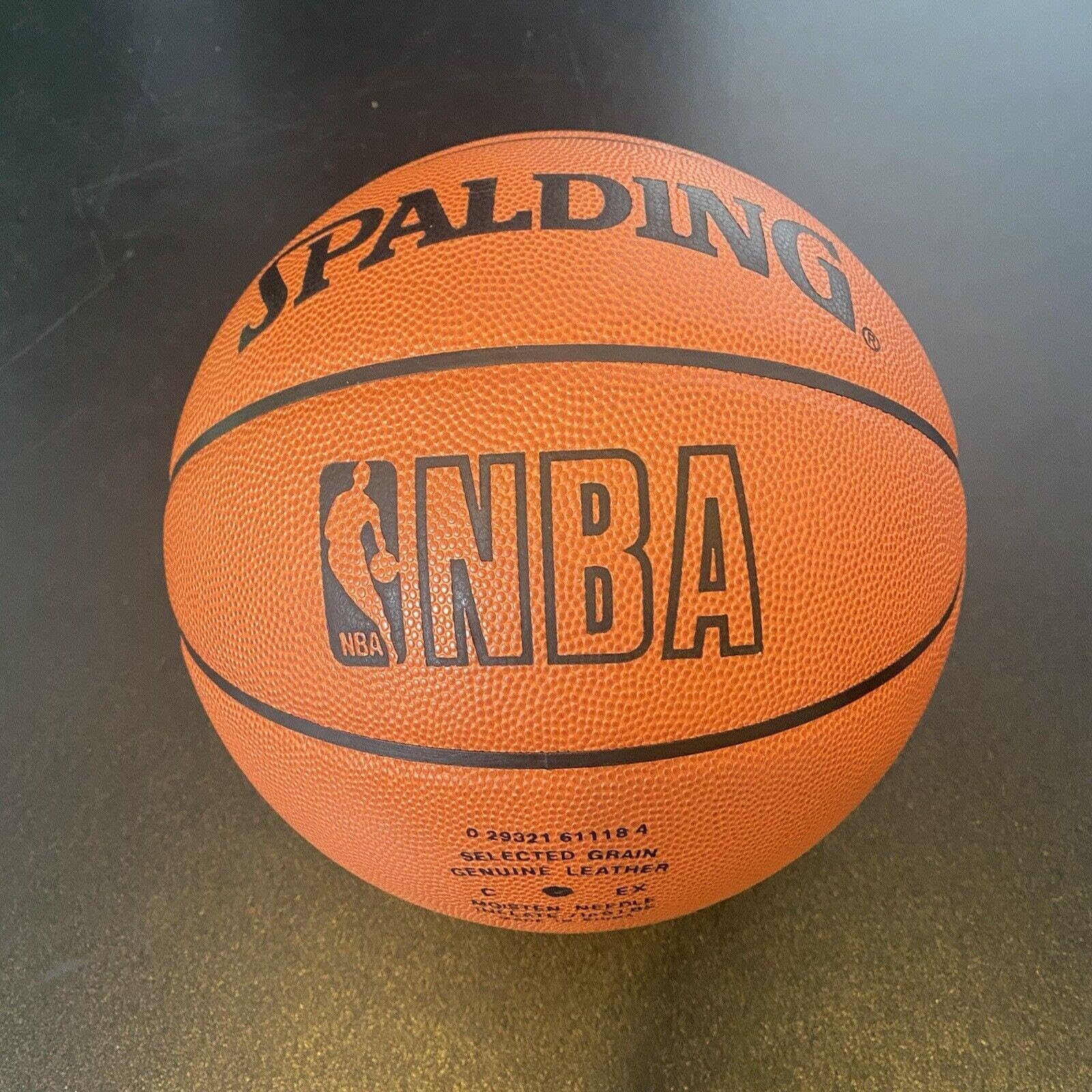 lebron autographed basketball