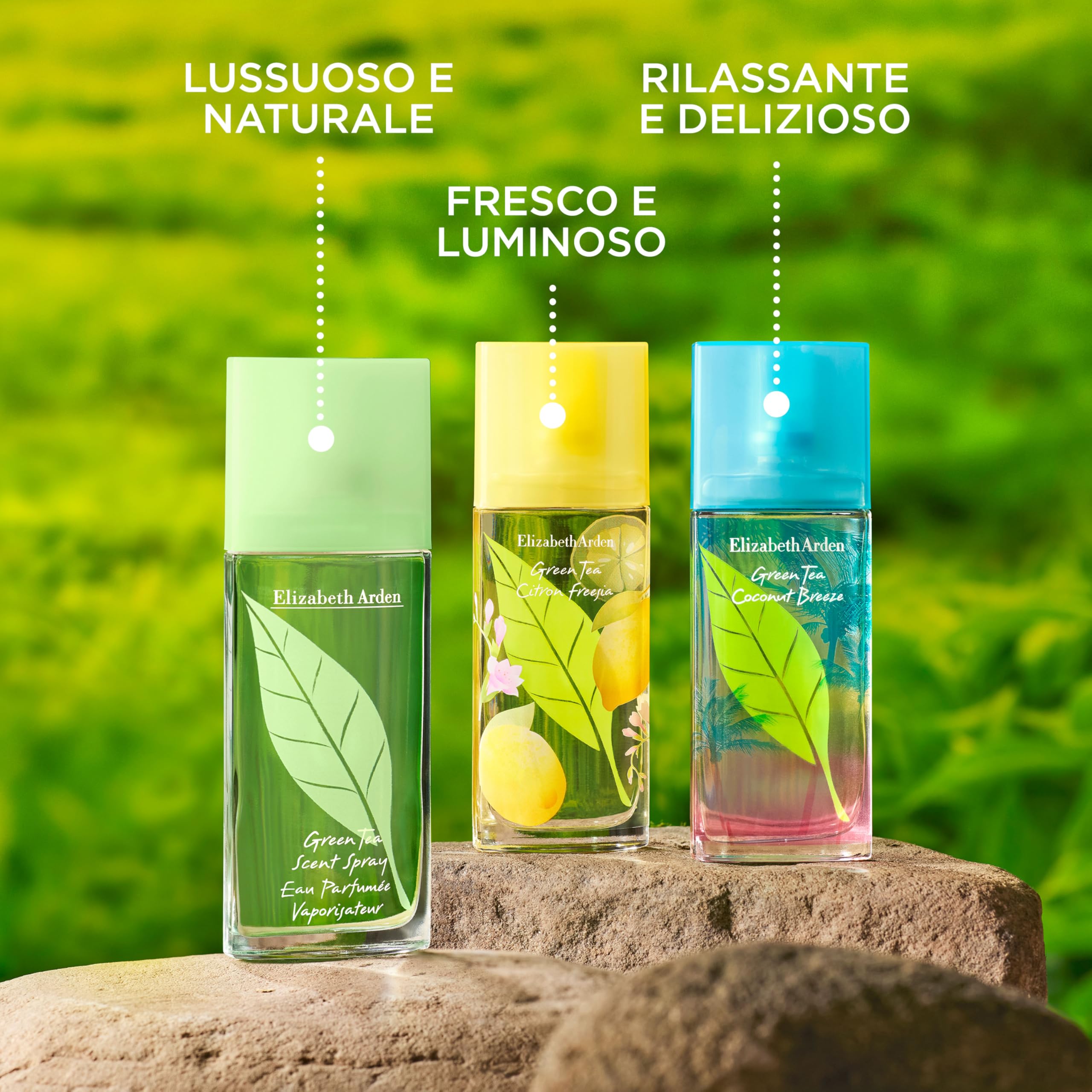 Elizabeth Arden - Green Tea Eau Parfum, Profumo Femminile con Essenze Naturali di Tè Verde e Bergamotto, Rinfrescante, Floreale e Agrumato, Risveglia i Sensi, Energizzante, Profumo per Donne - 100 ml