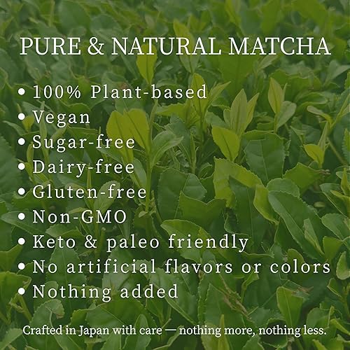 Miniatura 6 de Shizune Matcha, Shizuoka Harvest Essential Grade  Auténtico polvo de té verde matcha japonés, bolsa de 2.8 onzas