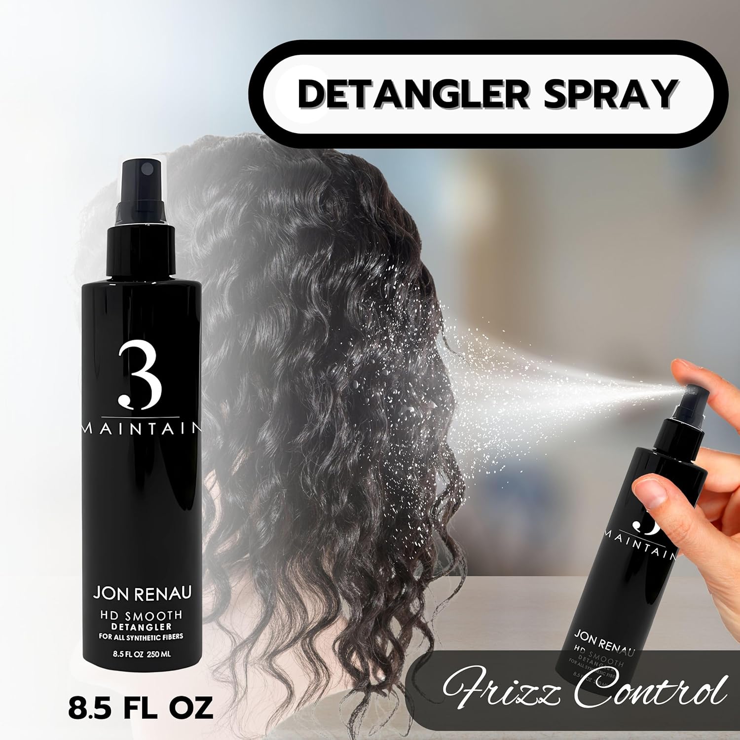 Jon Renau Synthetic Hair Treatment Kit - 4pc Kit - Synthetic Wigs Care Products 6.38 Fl Oz (Pack of 4) image 5 of 8 B071GVJMKN