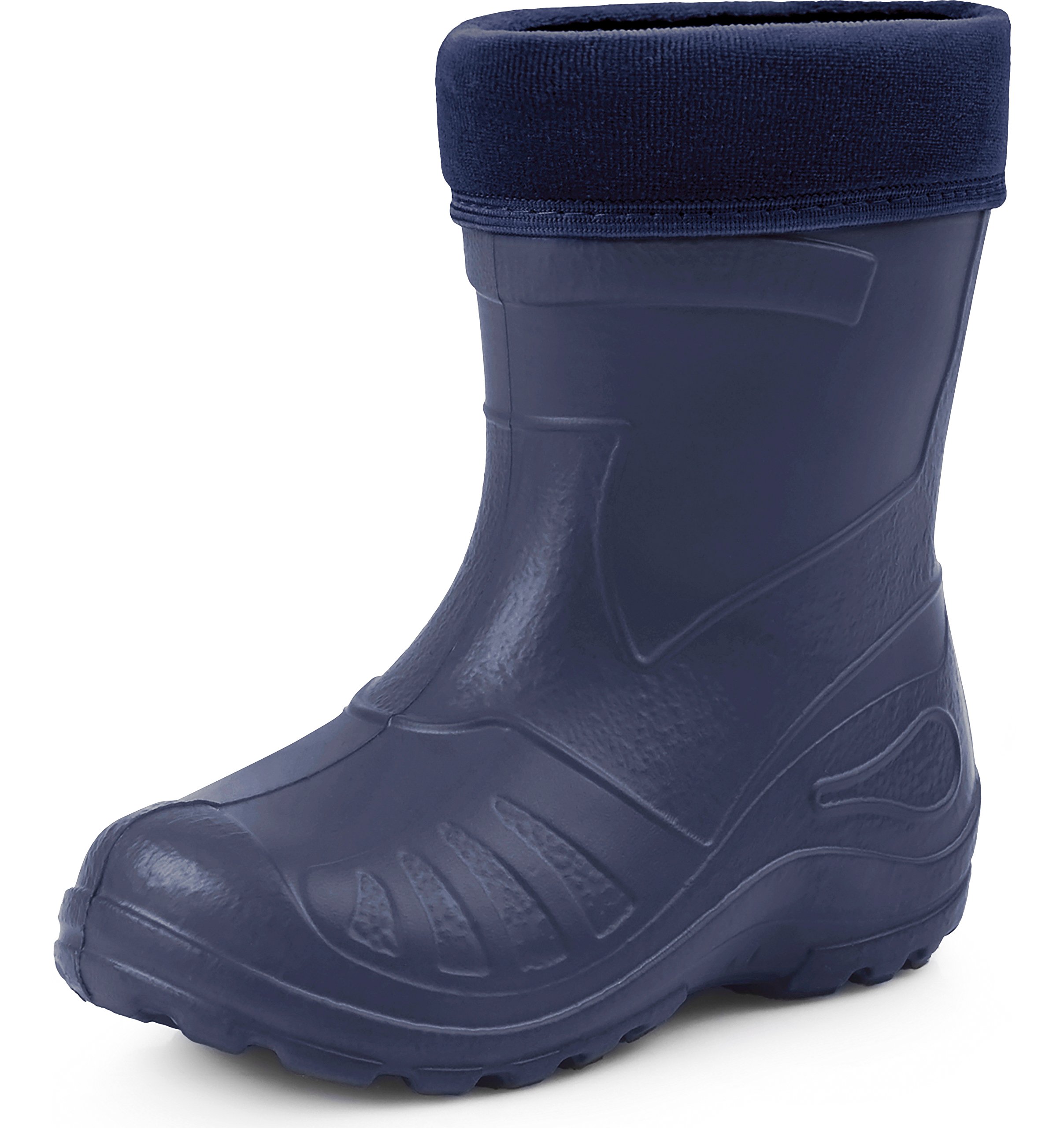 Ladeheid Gummistiefel Kinder federleichte und wasserdichte Eva Thermo Regenstiefel Gummistiefel gefüttert KL050