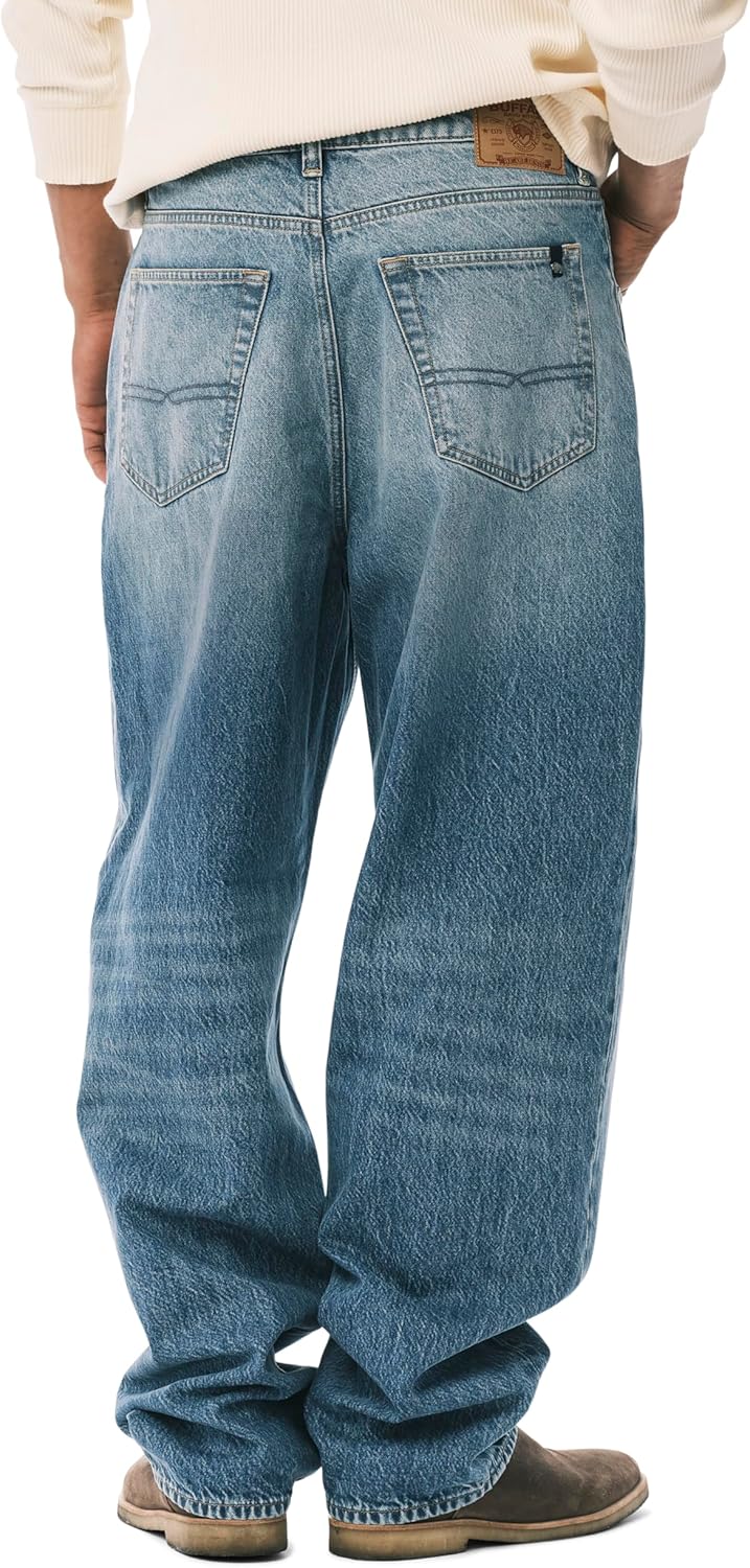 Buffalo David Bitton Mens Baggy Fit Straight Leg Mikey Jean - Image 3