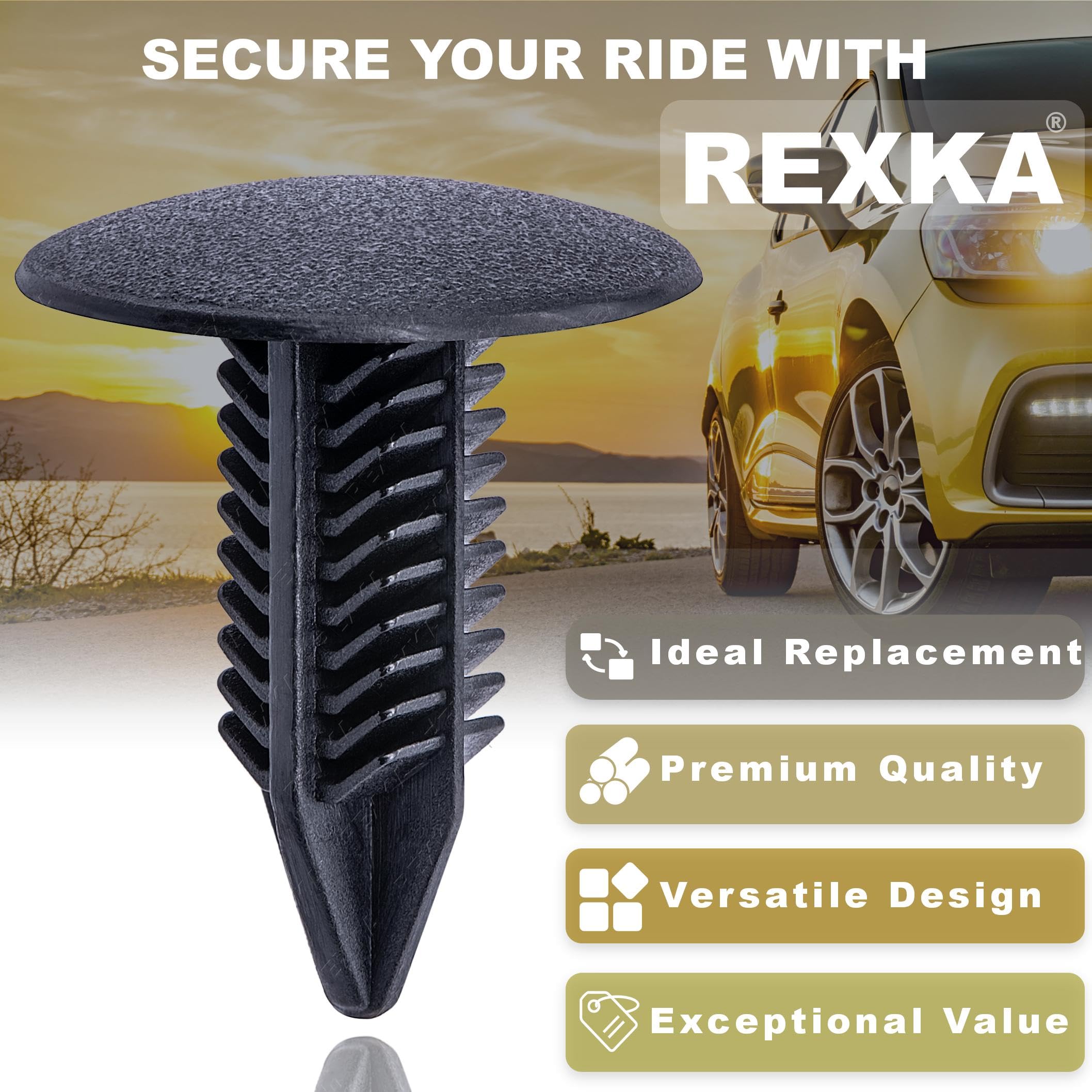 Amazon.co.jp: Rexka 30個 ヘッドライナー トランク ガーニッシュ