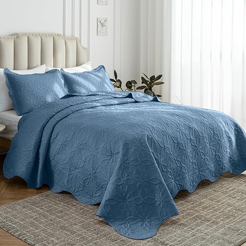 Juego de edredón de 2 piezas tamaño individualindividual XL, colcha de verano suave y ligera, colcha reversible de microfibra para todas las