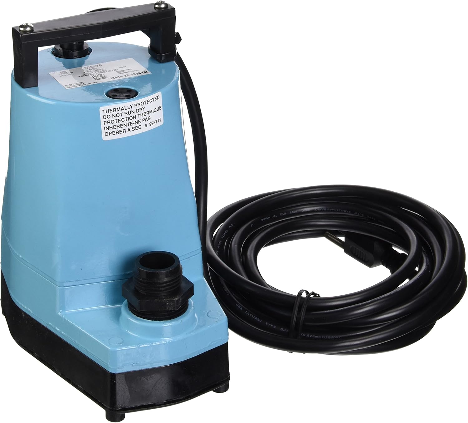 Little Giant 505176 5-MSP 1/6 Horsepower 115V Water Wizard 5 Series Submersible Utility Pump