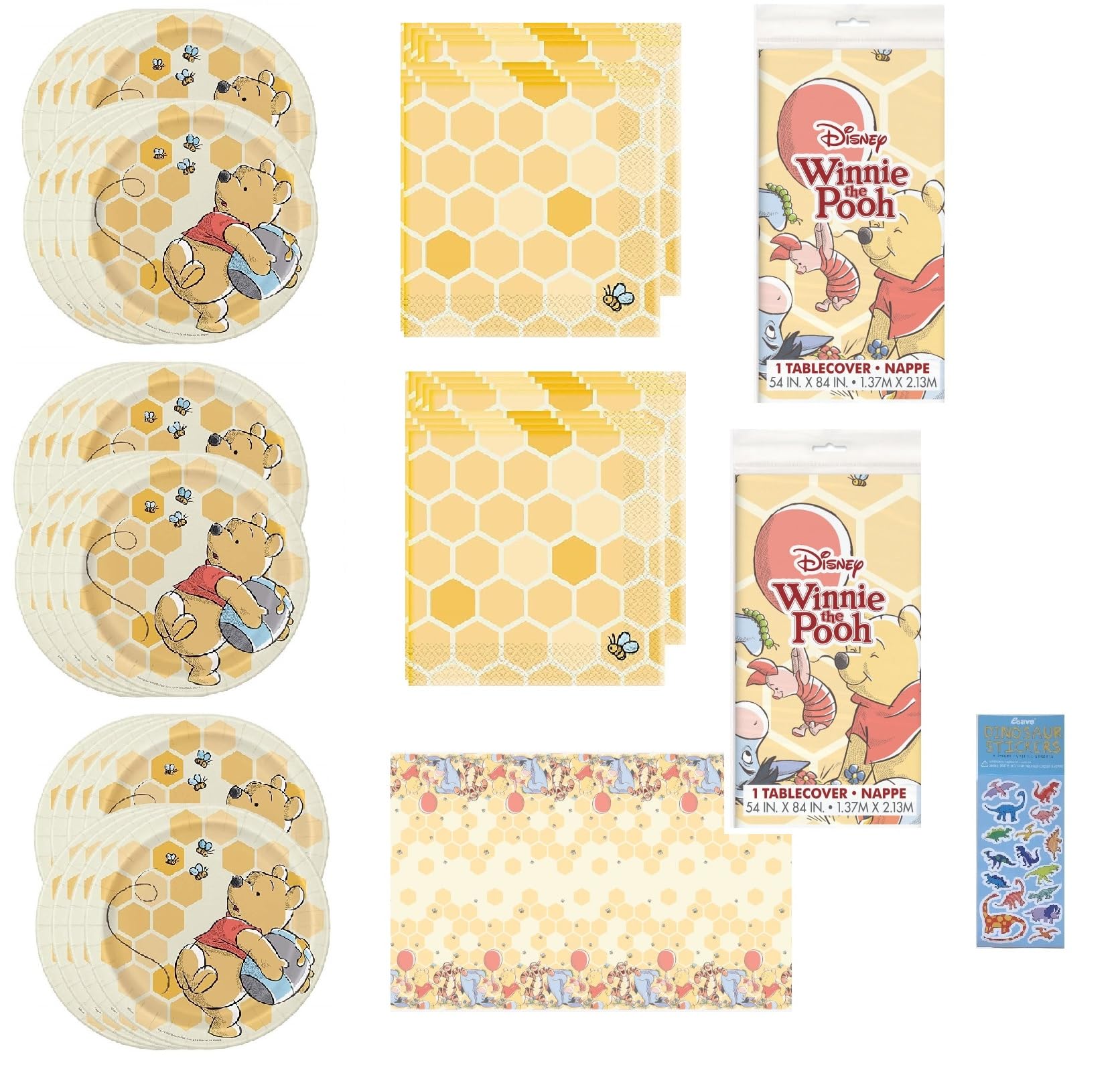 Amazon.com: Winnie the Pooh Birthday Baby Shower Party Supplies