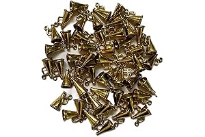 50 Packaged Lively Cheerleader Charms for Bracelets