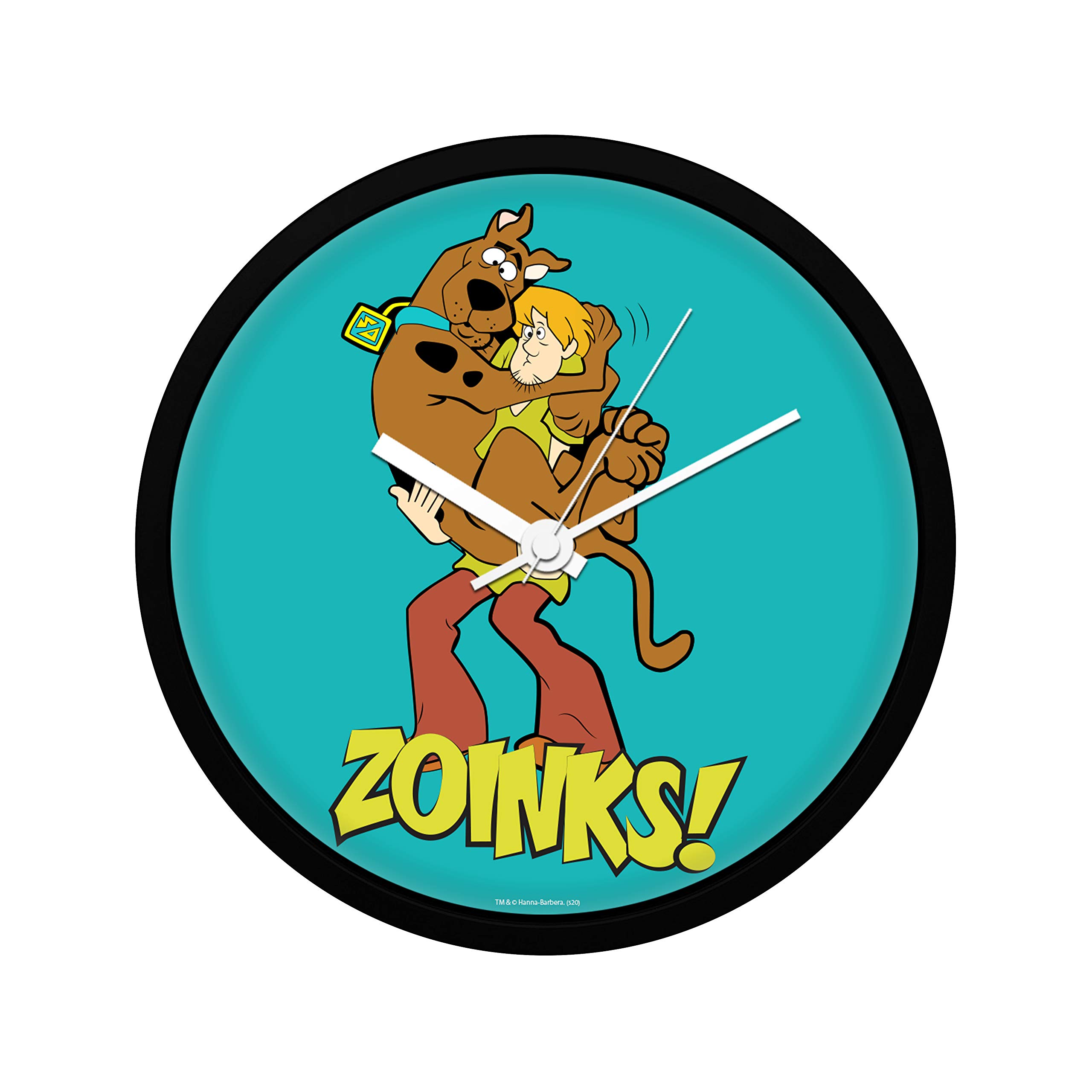 MCSID RAZZ- Scooby Doo-Zoinks Design Wall Clock for Home and Office Best Gift Items Officially Licensed by Turner Entertainment Co, USA