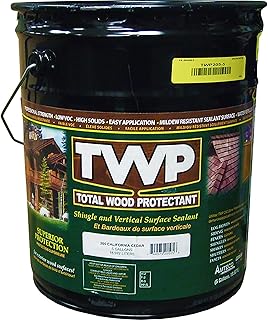 TWP 205 California Cedar Shake & Shingle Sealant - Professional Strength, Deep Penetrating Wood Protectant, UV & Water Resistant, Easy Apply - 5 Gallon