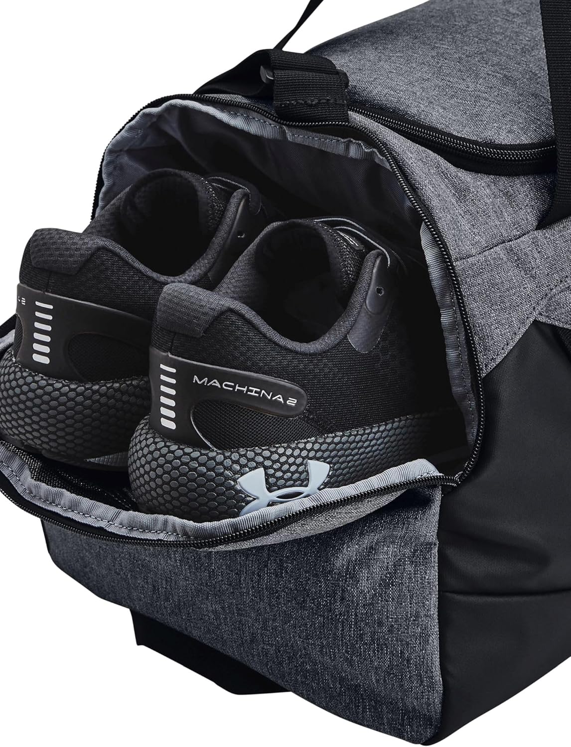 Under Armour Unisex-Adult Undeniable 5.0 Duffle, Pitch Gray Medium Heather (012)/Black, Small - Image 8