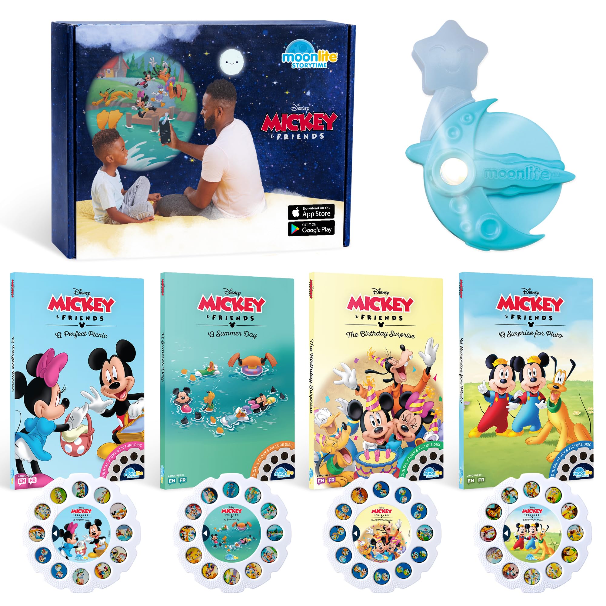 ディズニー/World Family  Projector Amazon.com: Moonlite Storytime Starter Pack with Smartphone